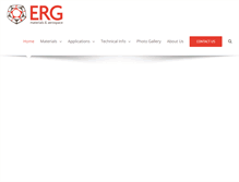 Tablet Screenshot of ergaerospace.com